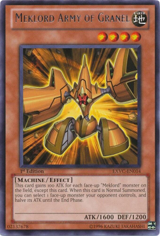 Meklord Army of Granel EXVC-EN014 card from Extreme Victory
