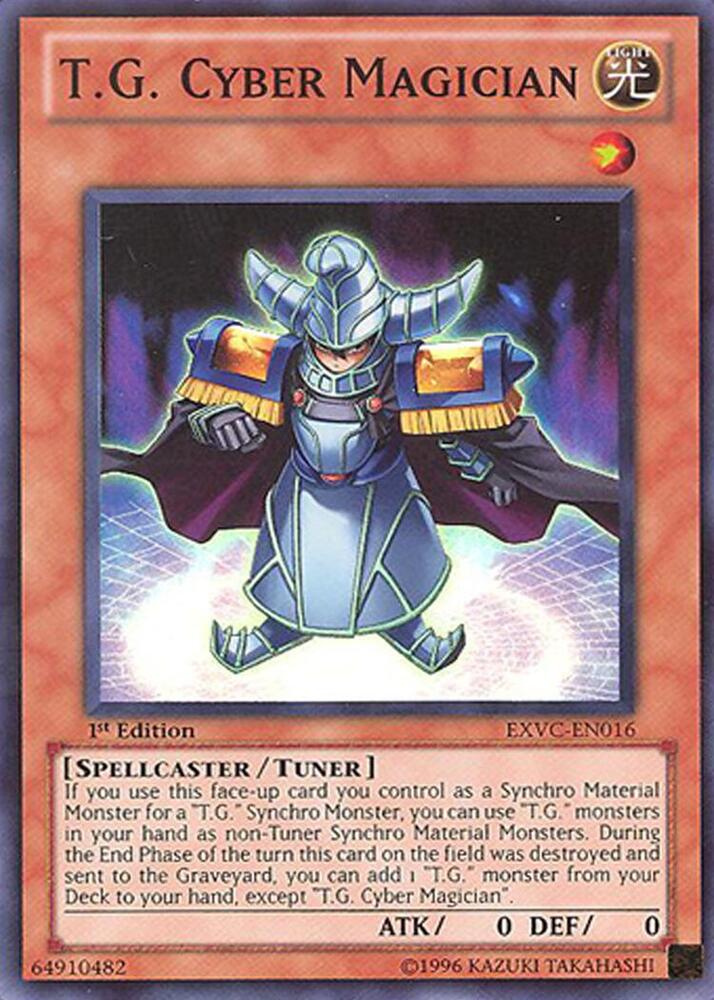 T.G. Cyber Magician EXVC-EN016 card from Extreme Victory