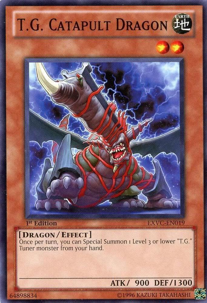 T.G. Catapult Dragon EXVC-EN019 card from Extreme Victory