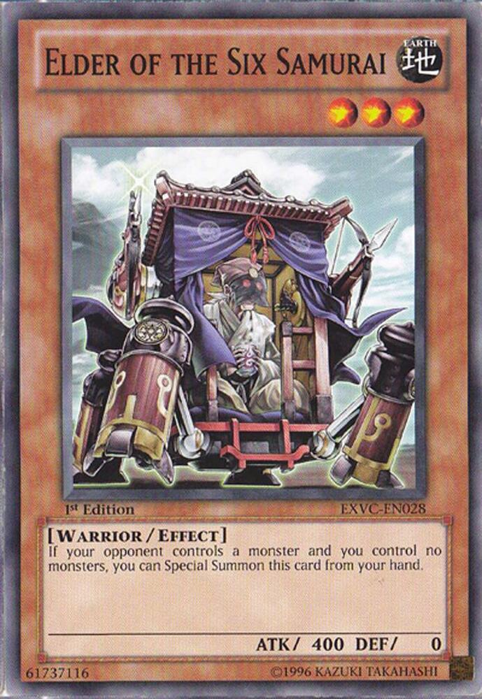 Elder of the Six Samurai EXVC-EN028 card from Extreme Victory