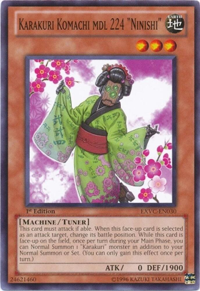 Karakuri Komachi mdl 224 "Ninishi" EXVC-EN030 card from Extreme Victory