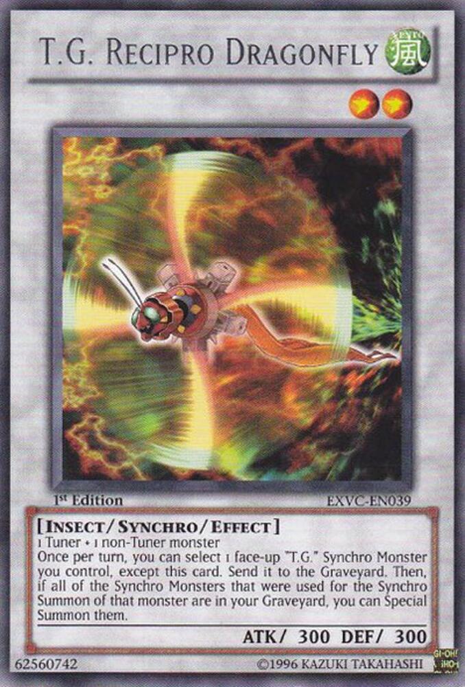T.G. Recipro Dragonfly EXVC-EN039 card from Extreme Victory