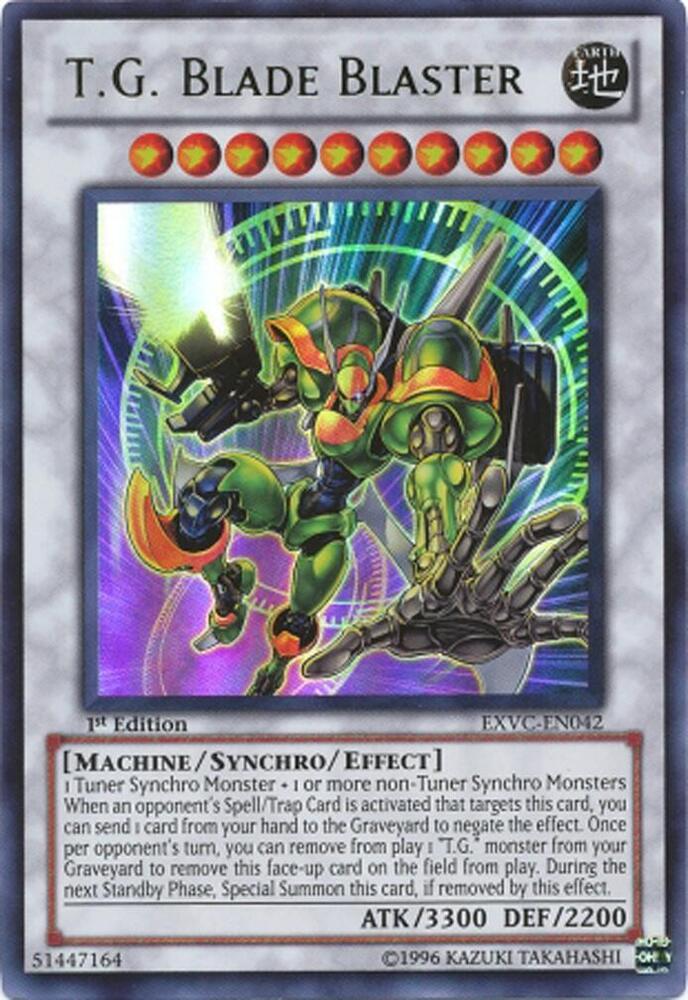 T.G. Blade Blaster EXVC-EN042 card from Extreme Victory