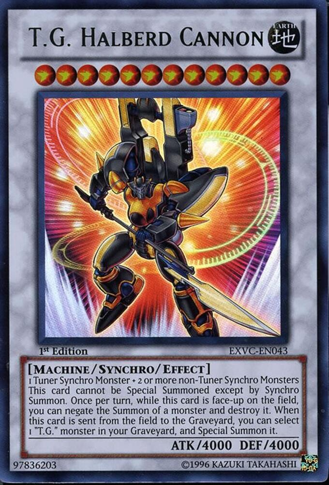 T.G. Halberd Cannon EXVC-EN043 card from Extreme Victory
