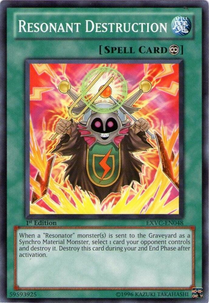 Resonant Destruction EXVC-EN048 card from Extreme Victory