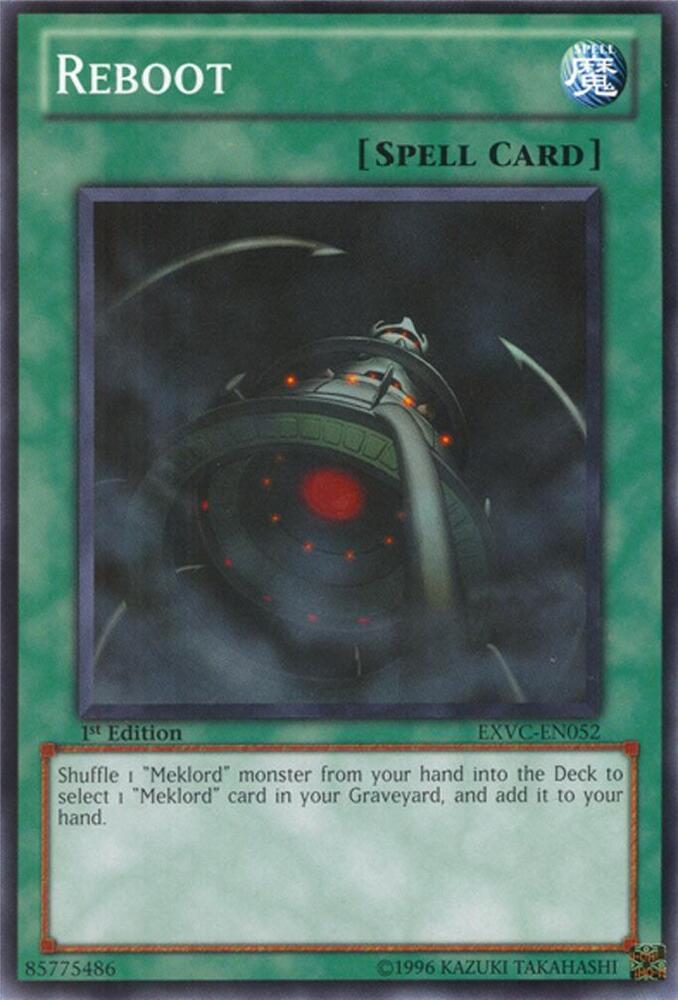 Reboot EXVC-EN052 card from Extreme Victory
