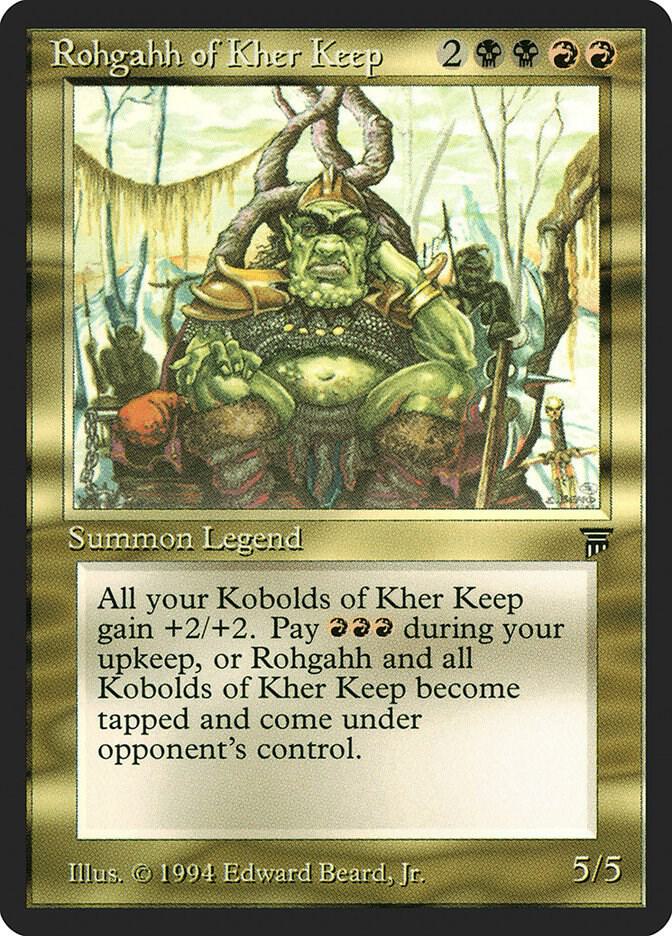 Rohgahh of Kher Keep card from Legends
