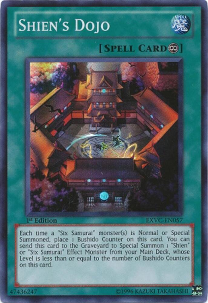 Shien's Dojo EXVC-EN057 card from Extreme Victory