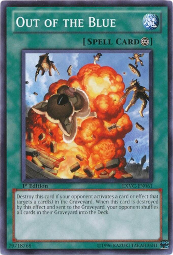 Out of the Blue EXVC-EN061 card from Extreme Victory