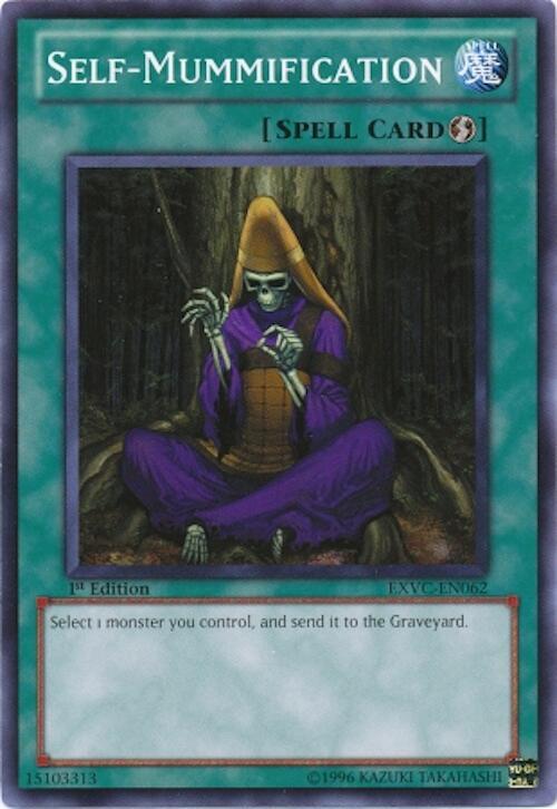 Self-Mummification EXVC-EN062 card from Extreme Victory