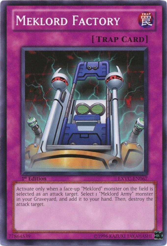 Meklord Factory EXVC-EN067 card from Extreme Victory