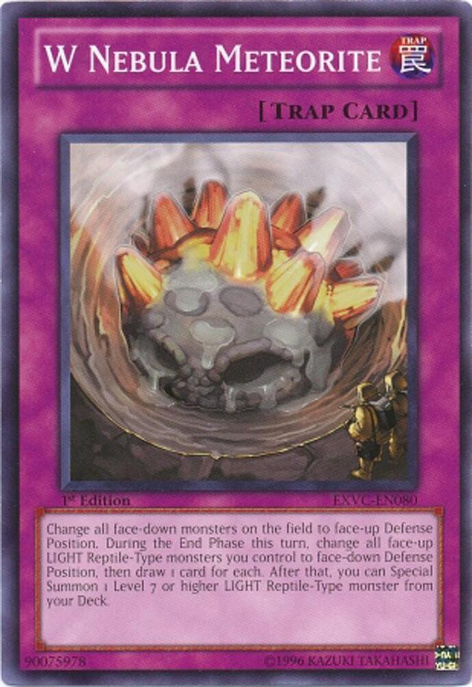 W Nebula Meteorite EXVC-EN080 card from Extreme Victory