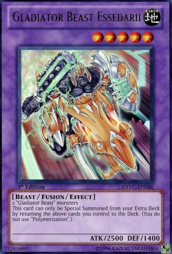 Gladiator Beast Essedarii EXVC-EN086 card from Extreme Victory