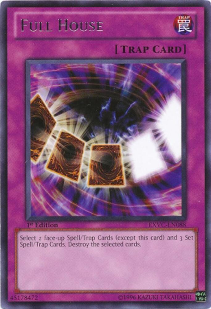 Full House EXVC-EN088 card from Extreme Victory