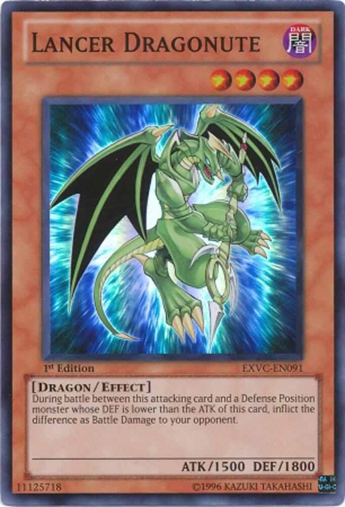 Lancer Dragonute EXVC-EN091 card from Extreme Victory