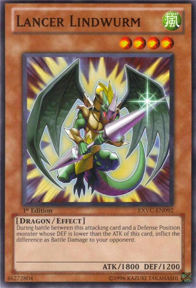 Lancer Lindwurm EXVC-EN092 card from Extreme Victory