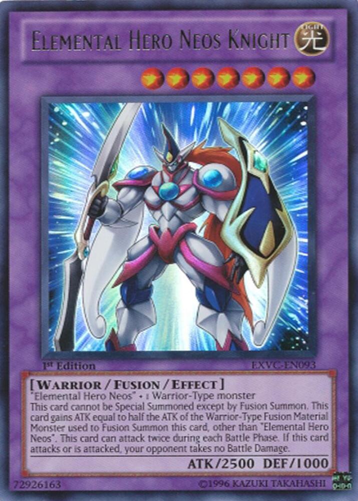 Elemental Hero Neos Knight EXVC-EN093 card from Extreme Victory
