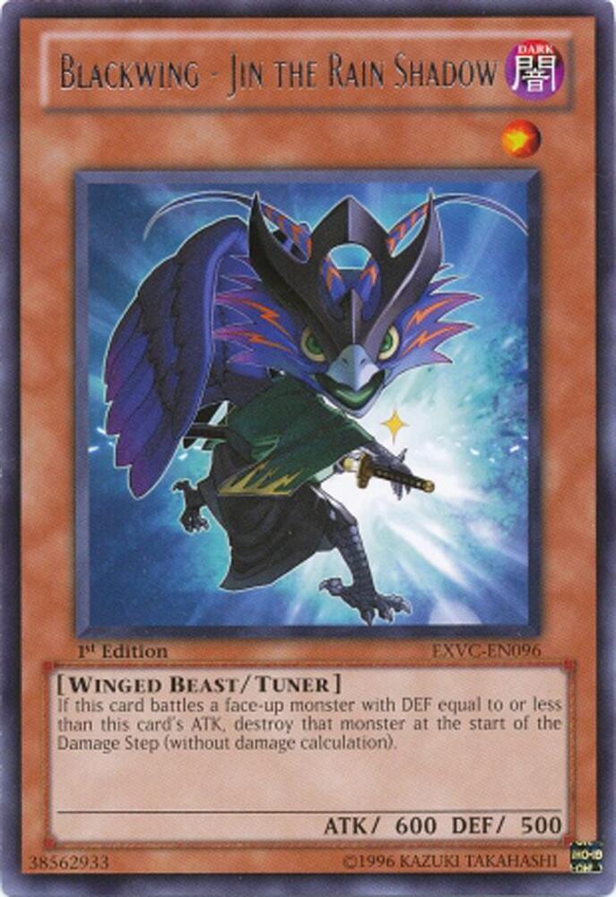 Blackwing - Jin the Rain Shadow EXVC-EN096 card from Extreme Victory
