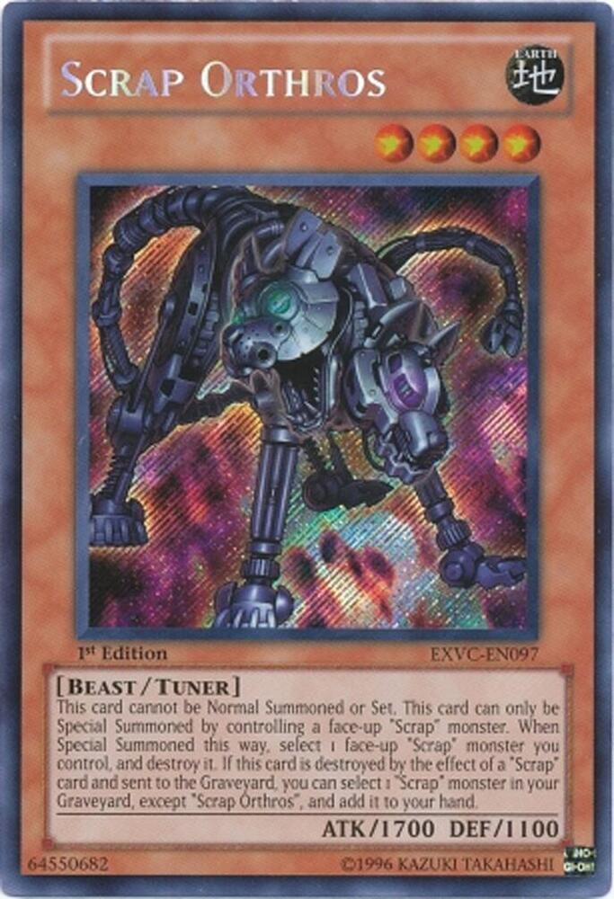 Scrap Orthros EXVC-EN097 card from Extreme Victory
