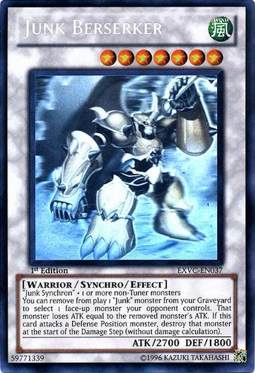 Junk Berserker (Ghost Rare) EXVC-EN037 card from Extreme Victory