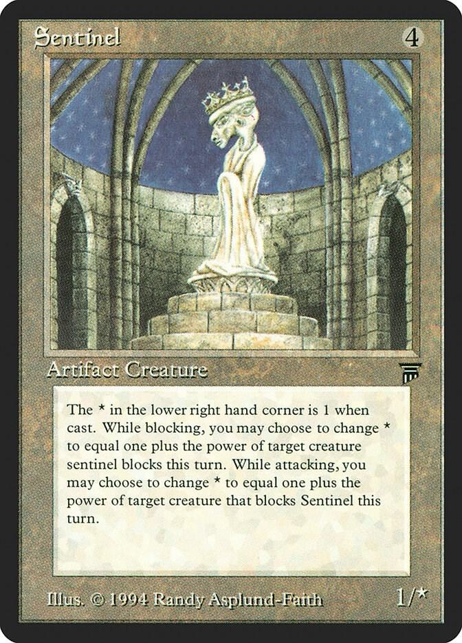Sentinel card from Legends