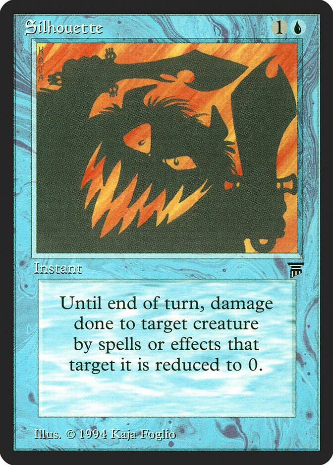 Silhouette card from Legends