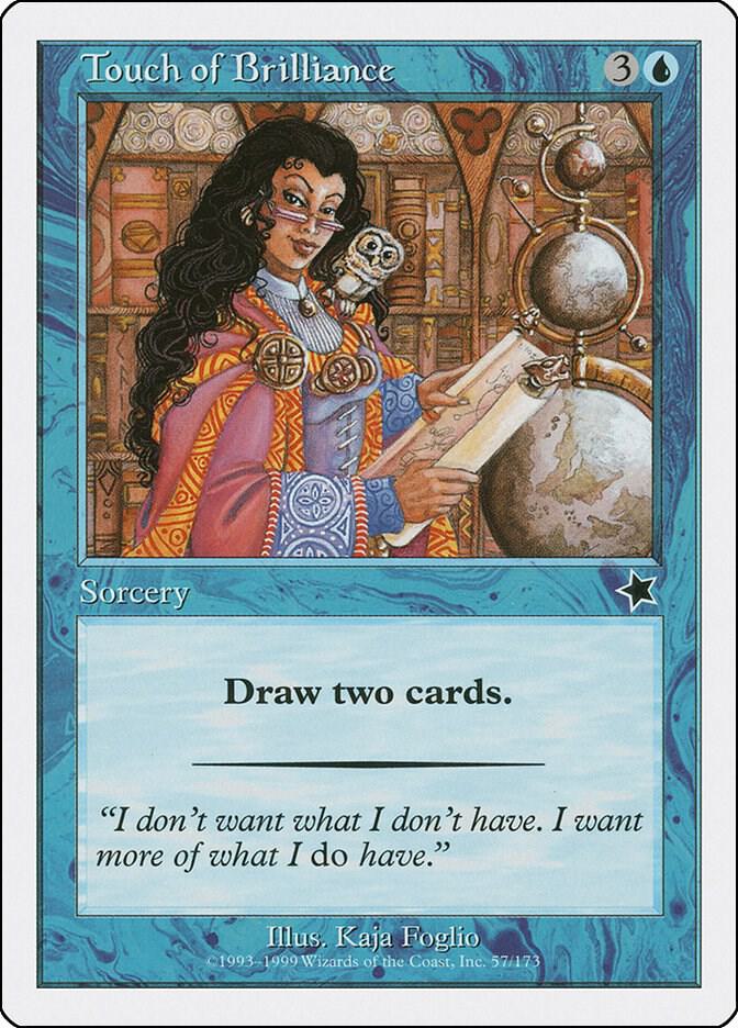 Touch of Brilliance 57 card from Starter 1999