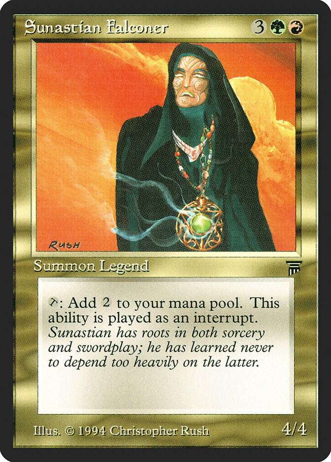 Sunastian Falconer card from Legends