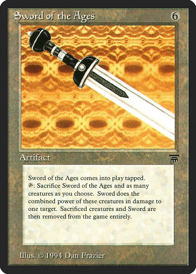 Sword of the Ages card from Legends