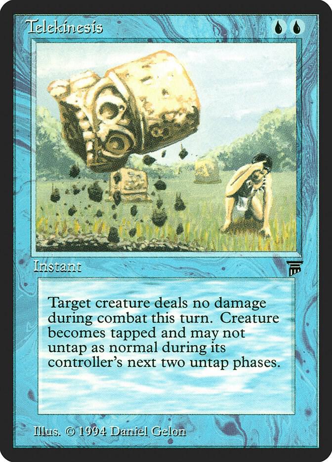 Telekinesis card from Legends
