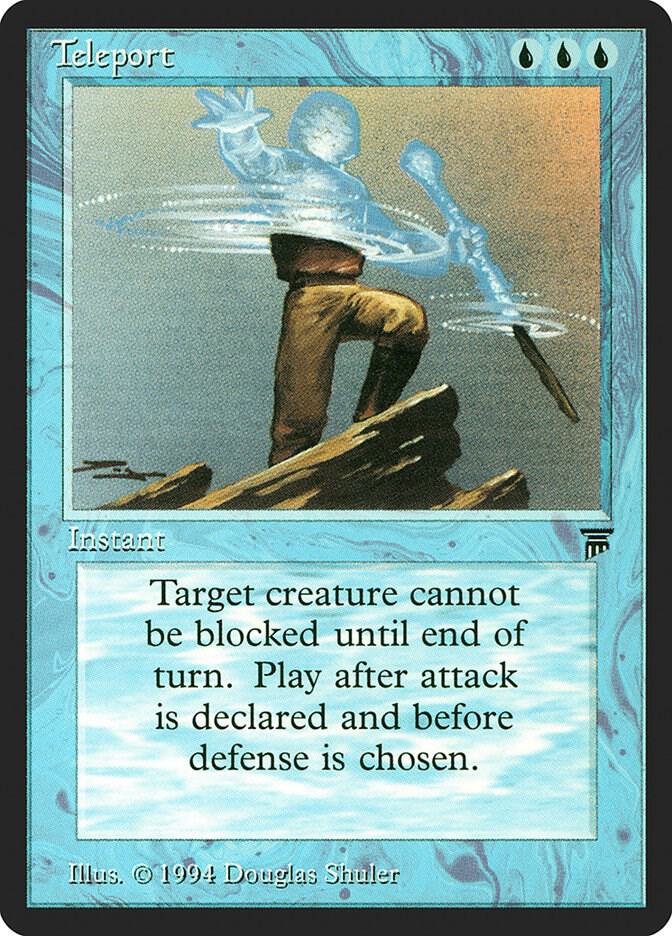 Teleport card from Legends