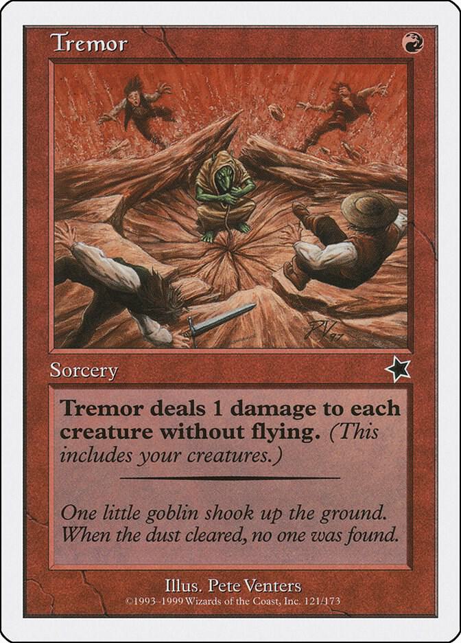 Tremor 121 card from Starter 1999
