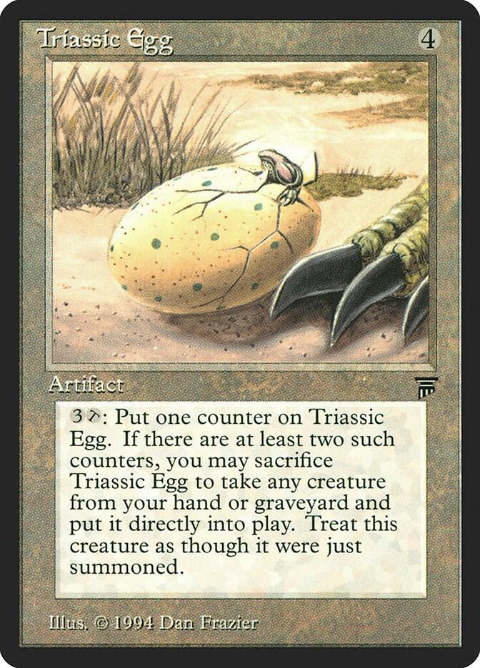 Triassic Egg card from Legends