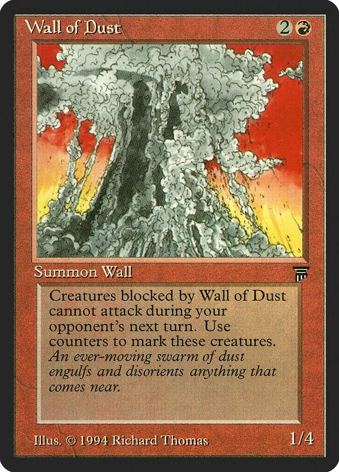 Wall of Dust card from Legends