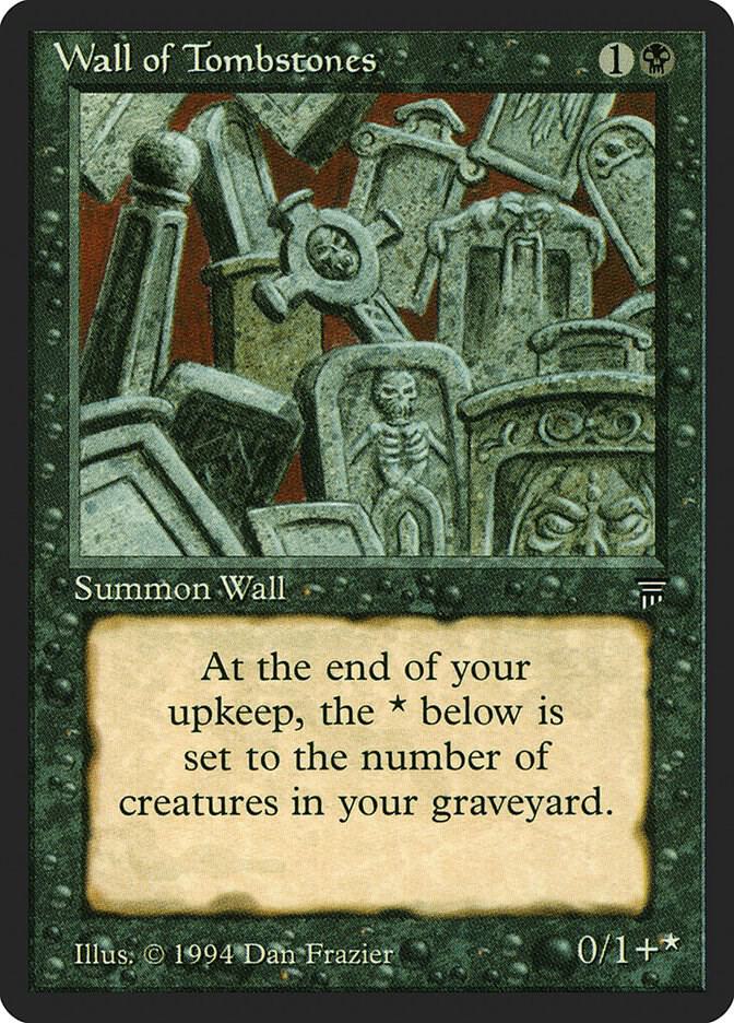 Wall of Tombstones card from Legends