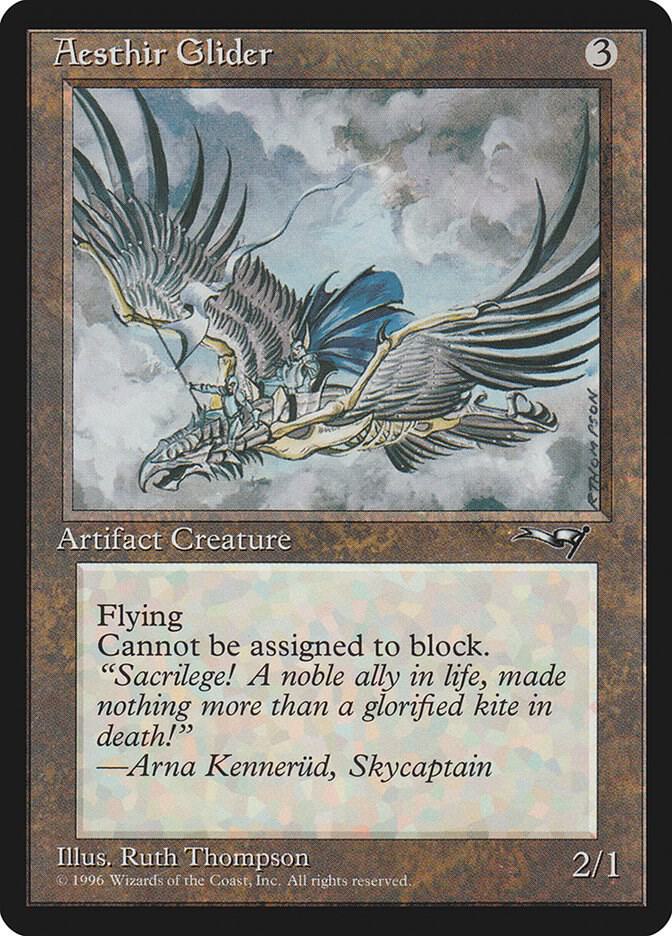 Aesthir Glider (Clouds) card from Alliances