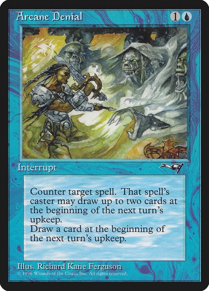 Arcane Denial (Sword) 33 card from Alliances