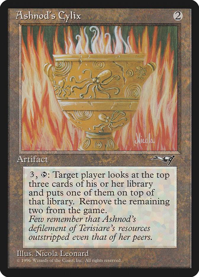 Ashnod's Cylix card from Alliances