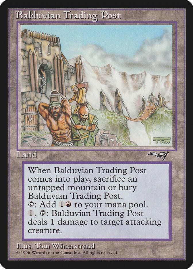 Balduvian Trading Post card from Alliances