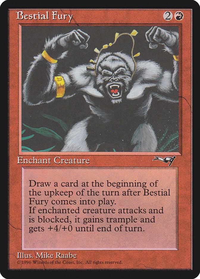 Bestial Fury 100 card from Alliances