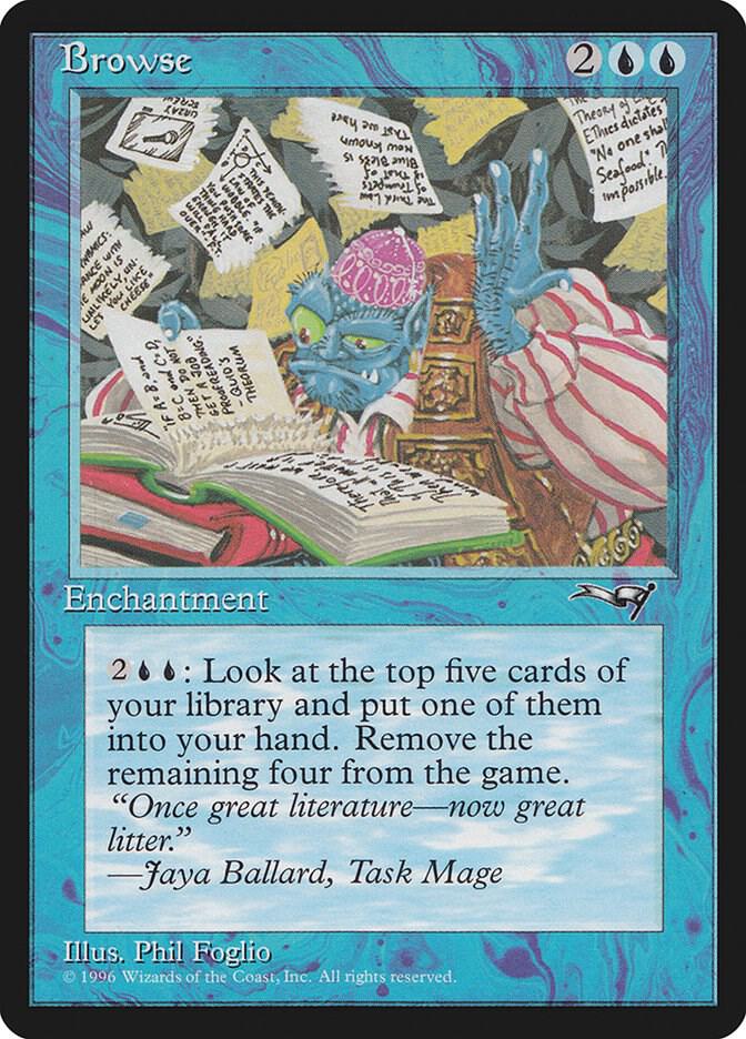 Browse card from Alliances
