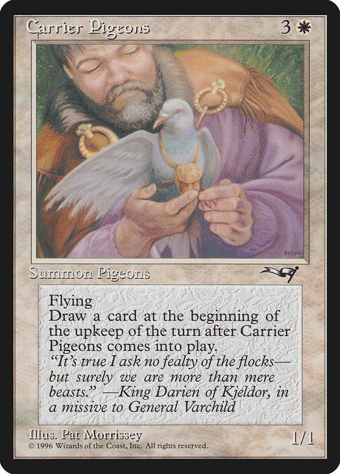 Carrier Pigeons (Hand) 126 card from Alliances