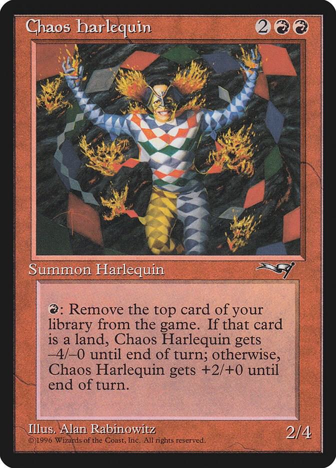 Chaos Harlequin card from Alliances