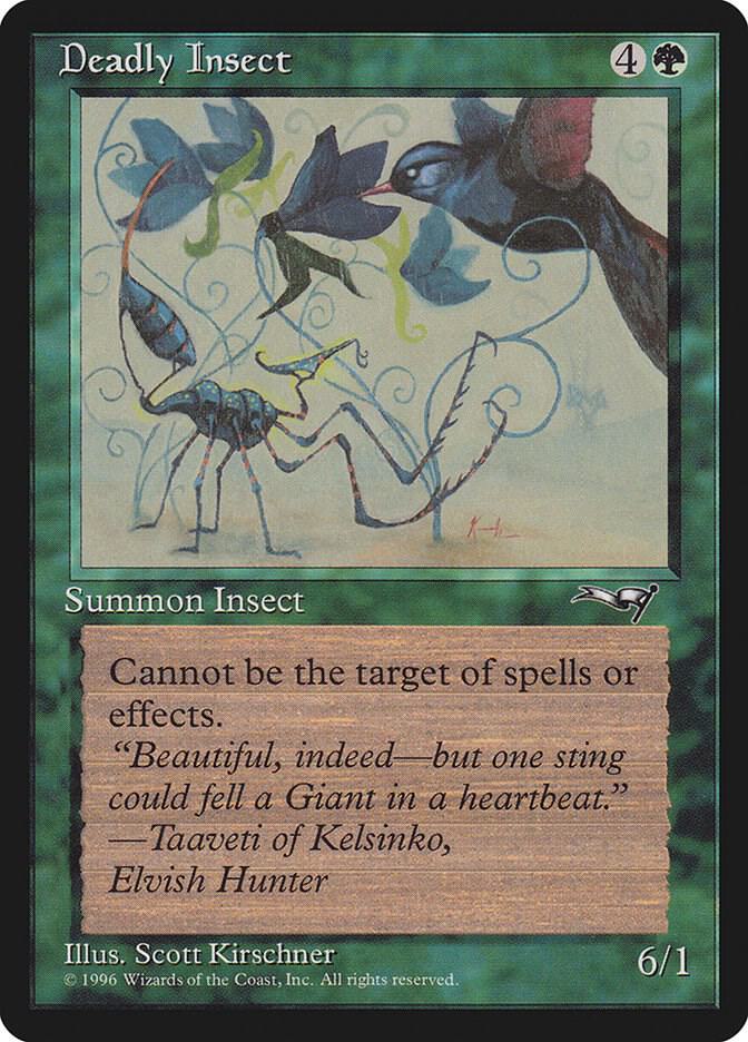 Deadly Insect (Bird) 65 card from Alliances