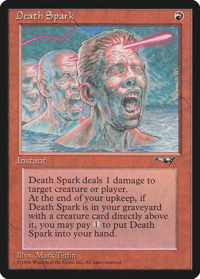Death Spark card from Alliances