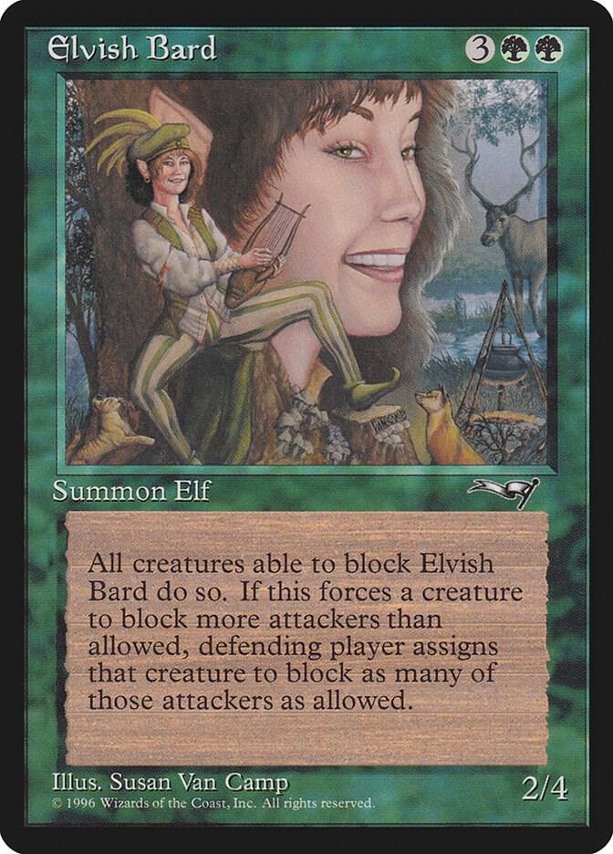 Elvish Bard card from Alliances