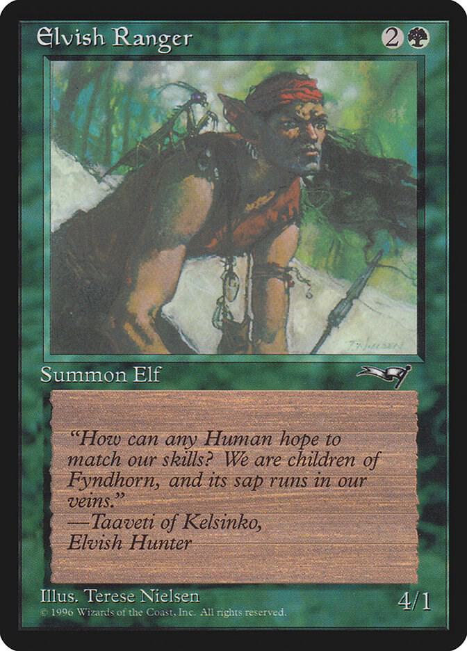 Elvish Ranger (Male) 68 card from Alliances