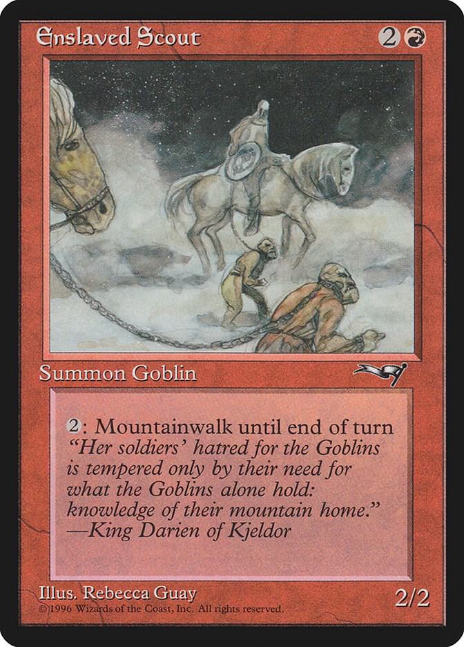 Enslaved Scout (Horses) 105 card from Alliances