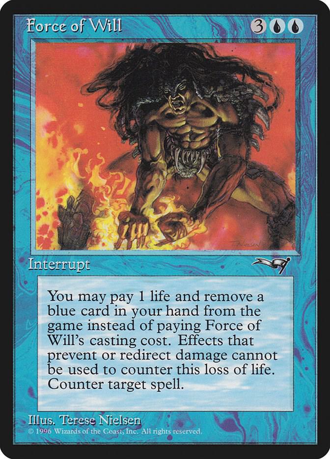 Force of Will 42 card from Alliances