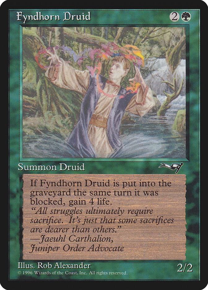 Fyndhorn Druid 71 card from Alliances